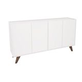 Balcão Multiuso Aparador Buffet 80x148,5x36cm Branco