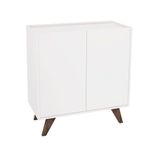 Balcão Multiuso Cairo Aparador Buffet 80x76x36cm Branco