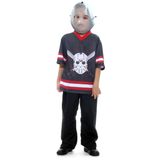 Fantasia Jason Camiseta Infantil Com Máscara - Halloween
 Gg