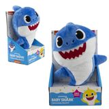 Baby Shark de Pelúcia Bebê Tubarão Azul Super Macio Sunny