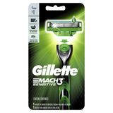Aparelho De Barbear Gillette Mach3 Sensitive