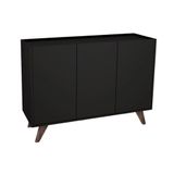 Balcão Multiuso Austin Aparador Buffet 80x112,5x36cm Preto