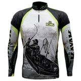 Camiseta de Pesca Proteção Solar UV King Caiaque (Kayak) KFF351