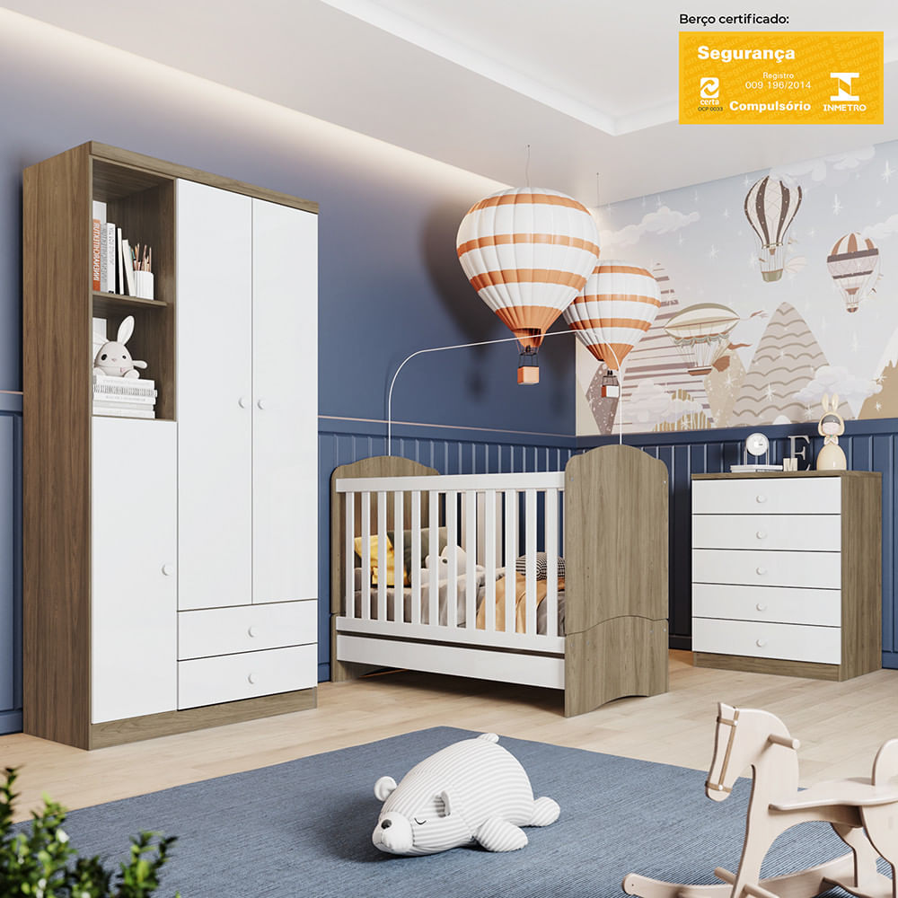 Quarto Infantil Flocos Casa 812