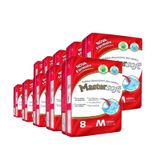 Kit 10 Fraldas Geriátricas Mastersoft Regular M - 80 Tiras