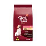 Ração Granplus Menu Light Para Cães Adultos De Porte Médio E Grande Sabor Frango E Arroz 15kg