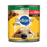 Ração Úmida Pedigree Lata Carne/molho 280g