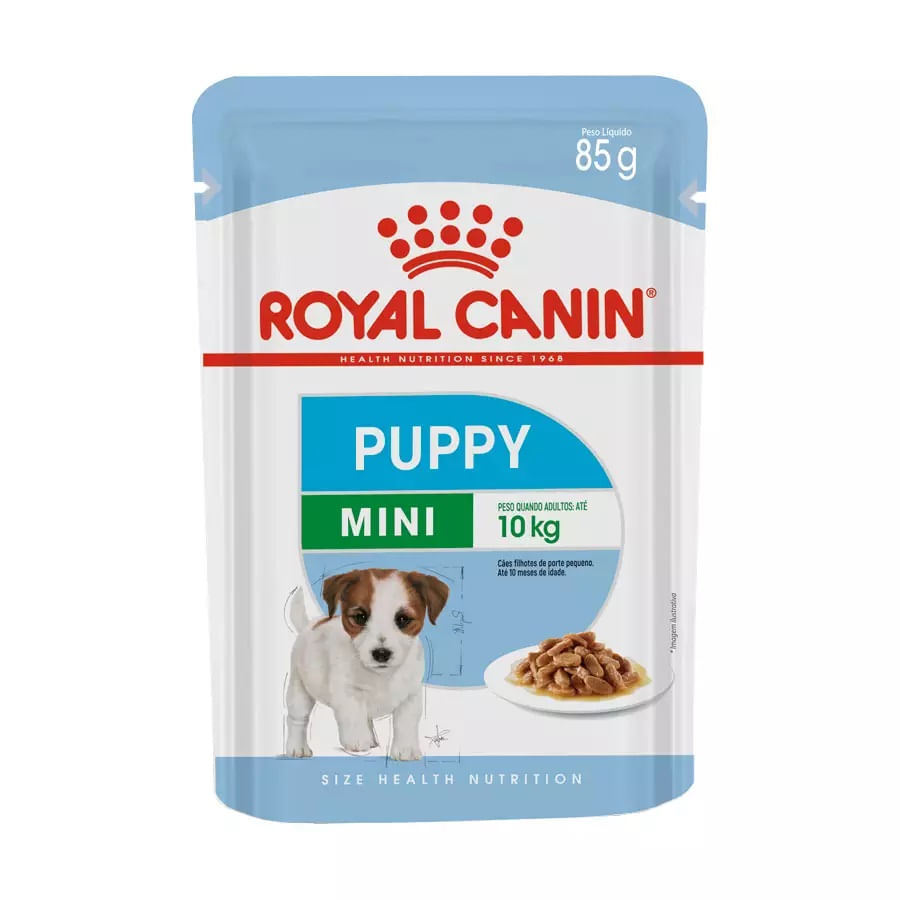 Ração Úmida Royal Canin Sachê  Cães Mini Puppy Filhotes 85g