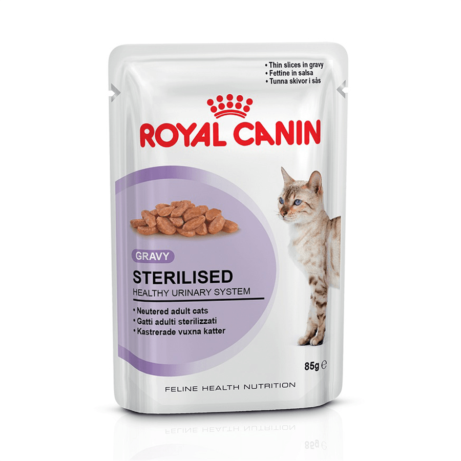 Ração Úmida Royal Canin Gatos Sache Sterilised Wet 85g