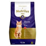 Ração Seca Nutrilus Pro Carne para Gatos Adultos - 10,1 kg