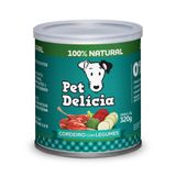 Ração Úmida Pet Delícia Cordeiro Com Legumes Para Cães Adultos - 320  G