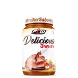 Suplemento Delicious 3 Whey Ftw 900g Creme Avelã Unissex