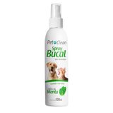 Spray Bucal Pet Clean Sabor Menta Para Cães E Gatos - 120 Ml