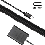 Adaptador Dummy Pd Dk-x1 Bateria Sony Np-bx1 Espiral Com Conector Usb-c