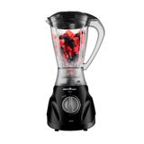 Liquidificador Britânia Black, Copo De Plástico, 4 Velocidades + Pulsar, 600w, Preto