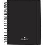 Caderno 01x1 Capa Dura All Black Smart 10div.80f.elas