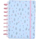 Caderno Inteligente Planner Medio Blue Garden