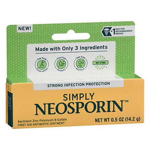 Pomada Simply Neosporin Fórmula 0,5 Oz Por Band-aid (pacote Com 4)