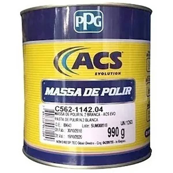Kit Com 12 Massa De Polir Coral Acs Ppg N 2 990g - Autocolor