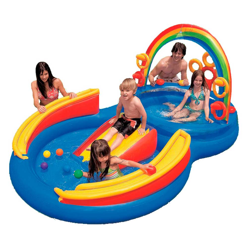 Piscina Playground Arco-Iris 246 Litros - Intex é boa?