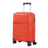 Mala De Bordo Pequena Em Polipropileno American Tourister By Samsonite Sunside Cadeado Tsa Vermelho