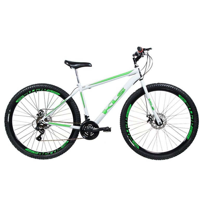 Bicicleta Kls Sport Gold Aro 29 Rígida 21 Marchas - Branco/verde
