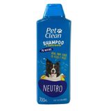 Shampoo Pet Clean Neutro Para Cães E Gatos - 700 Ml