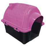 Casa Furacão Pet Plástico Iglu Rosa - Tam. 01