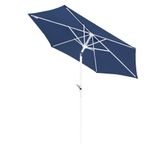 Ombrelone Com Manivela Articulado 2,4m Mor Azul