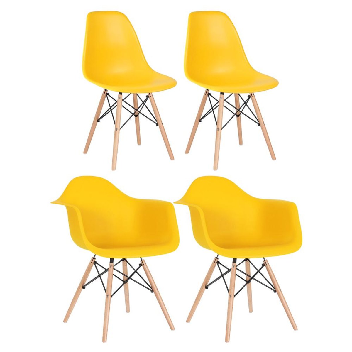 MV25773410_Conjunto-2-x-cadeiras-Eames-DAW-com-bracos---2-cadeiras-Eiffel-DSW---Amarelo_1_Zoom