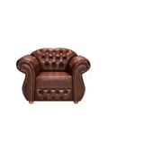 Poltrona Chesterfield Merlô Estilo Clássica
