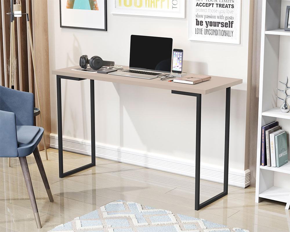 Escrivaninha Quarto/escritorio Jb 6070 Pé De Metal Perola