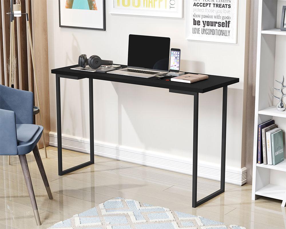 Escrivaninha Quarto/escritorio Jb 6070 Pé De Metal Preto