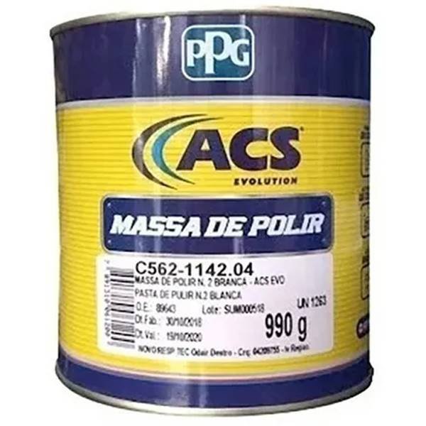 Kit Com 6 Massa De Polir Coral Acs Ppg N 2 990g - Autocolor