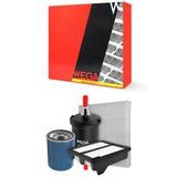 Kit Troca De Filtros City Fit 1.5 16v Flex 2009 A 2022 Wega