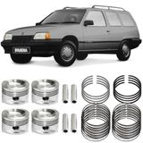 Kit Pistão Anel 0.50 Ipanema 1.8 89 A 98 Gasolina Metal Leve