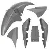 Kit Carenagem Titan 150 2008 Prata Limiar Metálico 6 Pçs