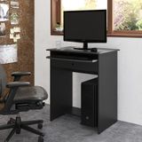 Mesa Computador Quarto Escritorio Prática 1 Gaveta Preto
