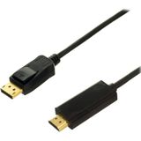 Cabo Monitor Displayport Para Hdmi - 1,80 Metros