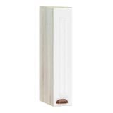 Armário Aéreo 15 Cm 1 Porta Legno Crema Com Branco Pet
