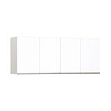 Maleiro Casal 4 Portas Plus 165 Cm Crema Com Branco Mat