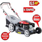 Cortador De Grama Nakashi Lr225te Motor 4t 6,5hp 196cc