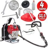 Roçadeira De Alta Performance Kawashima Kw330-c4 Á Gasolina