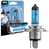 Lâmpada Farol Bluevision Branca H4 12v 60/55w 3700k Philips