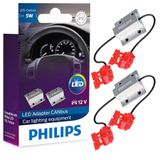 Canceller Adaptador Led T10 Canbus 12v 5w Philips 12956x2