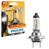 Lâmpada Farol Motovision H7 12v 55w Philips 12972mvb1