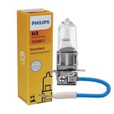 Lâmpada Farol Philips H3 Standard 55w 12v Iodo Pk22s