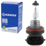 Lâmpada Halógena H8 35w 12v Pgj19-1 Farol Neblina Gl78 Gauss