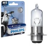 Lâmpada Philips Halógena 35w 12v M5 P15d-25-1 Farol 12153