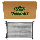 Radiador Fiat Uno 1.0 2002 A 2008 Com Ar Visconde